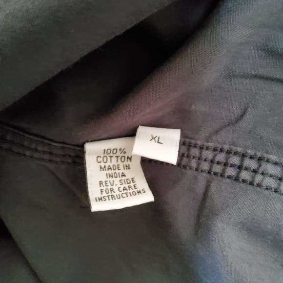 S.K.U. Save Khaki United Long Sleeve Button Down Shirt XL Grey New - Picture 6 of 7